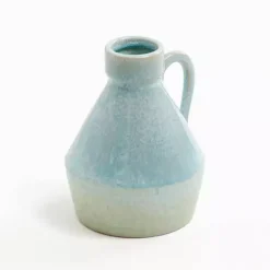 Discount Kirklands Home Blue Ombre Ceramic Jug Vase, 6 in.