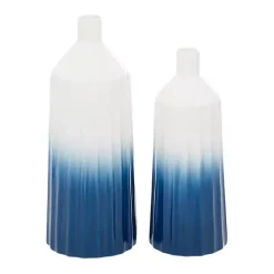New Kirklands Home Blue Ombre 2-pc. Coastal Jars
