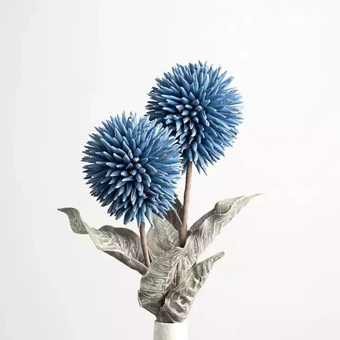 Best Kirklands Home Ombre Thistle Flower Stem Blue