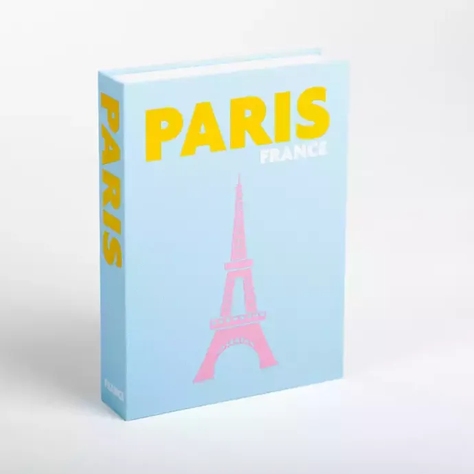 Kirklands Home Paris Book Box Blue