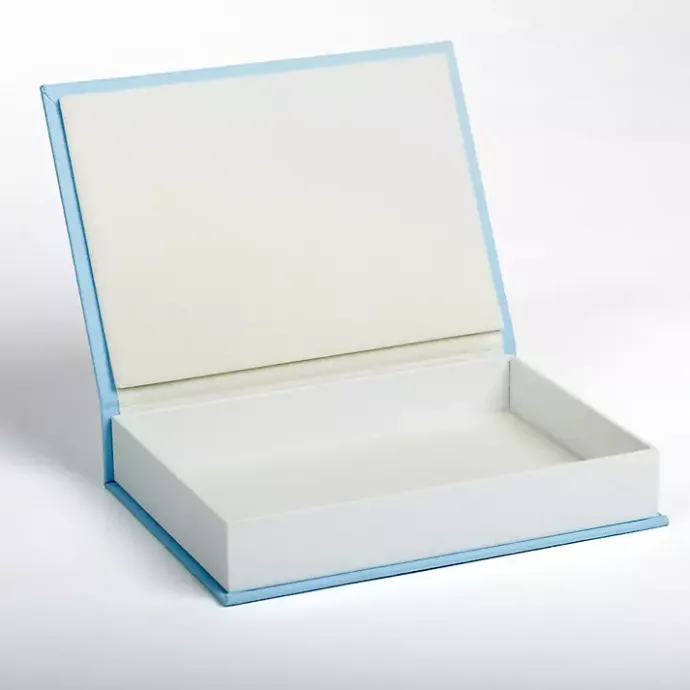 Kirklands Home Paris Book Box Blue