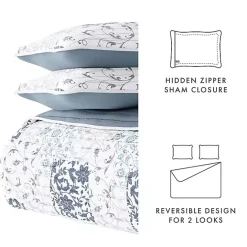 Sale Kirklands Home Blue Patchwork Reversible 2-pc. Twin Quilt Set