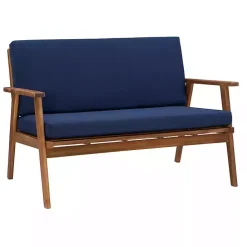 Best Kirklands Home 4-pc. Acacia Wood Outdoor Living Set Blue