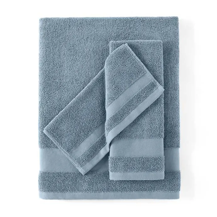 Best Kirklands Home 6-pc. Essential Cotton Bath Towels Blue