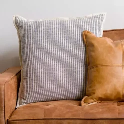 Hot Kirklands Home Pinstripe Pillow, 22 in. Blue