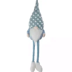 Online Kirklands Home Blue Polka Dotted Gnome Shelf Sitter