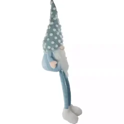 Online Kirklands Home Blue Polka Dotted Gnome Shelf Sitter