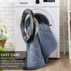 Clearance Kirklands Home Quilted Teddy 3-pc. Full/Queen Comforter Set Blue