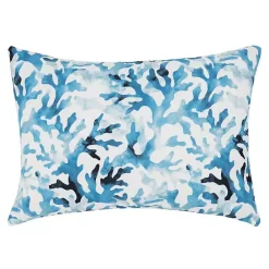 Clearance Kirklands Home Blue Reef Indoor/Outdoor Lumbar Pillow