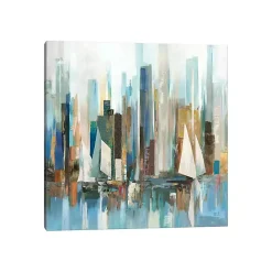 Hot Kirklands Home Blue Regatta Canvas Art Print