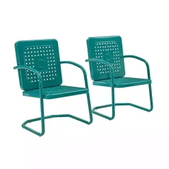 Online Kirklands Home Retro Basket Weave Chairs, Set of 2 Blue