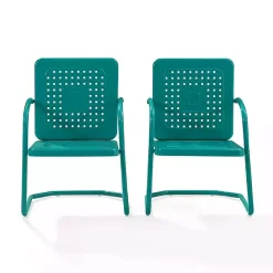 Online Kirklands Home Retro Basket Weave Chairs, Set of 2 Blue