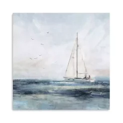 Online Kirklands Home Sailing I Canvas Art Print Blue