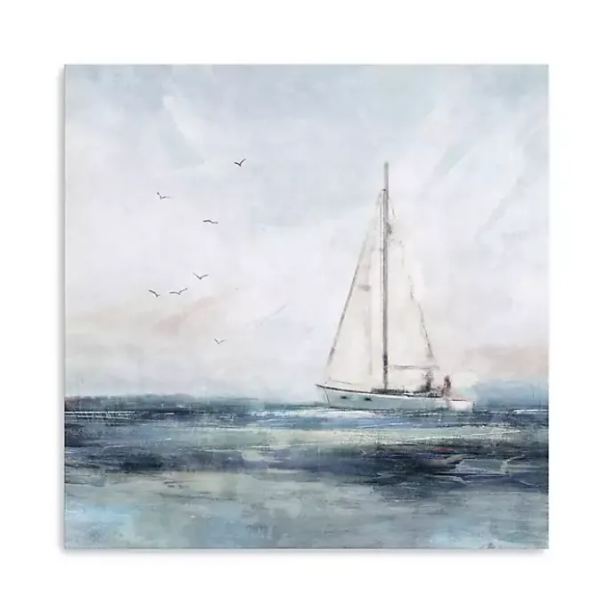 Online Kirklands Home Sailing I Canvas Art Print Blue