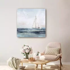 Online Kirklands Home Sailing I Canvas Art Print Blue