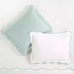 Kirklands Home Blue Scallop Edge 3-pc. Full/Queen Duvet Cover Set