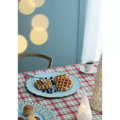 New Kirklands Home Scalloped Beaded Rim Chargers, Set of 4 Blue