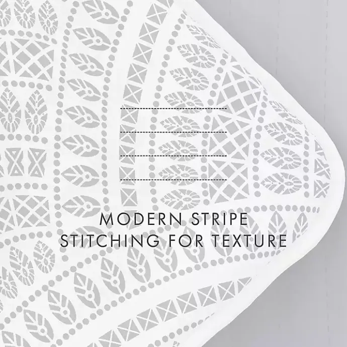 Online Kirklands Home Blue Scalloped Reversible 2-pc. Twin Quilt Set