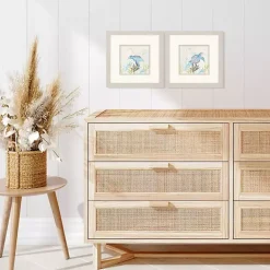 Sale Kirklands Home Blue Sea Turtle Frames Art Prints, Set of 2