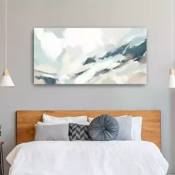 Hot Kirklands Home Blue Seaside Abstract Canvas Art Print