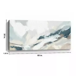 Hot Kirklands Home Blue Seaside Abstract Canvas Art Print