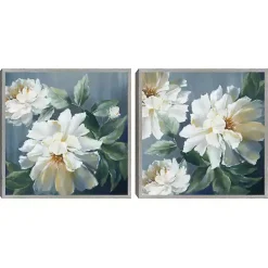 Outlet Kirklands Home Secret Garden Framed Canvas Art Print Blue