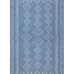 Best Kirklands Home Blue Serna Tribal Outdoor Area Rug, 5x8