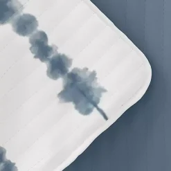 Sale Kirklands Home Blue Shibori Reversible 3-pc. Queen Quilt Set