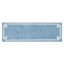 Outlet Kirklands Home Simple Trim Cotton Tufted Bath Mat, 72 in. Blue