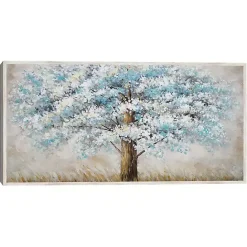 Clearance Kirklands Home Blue Solitude Framed Canvas Art Print