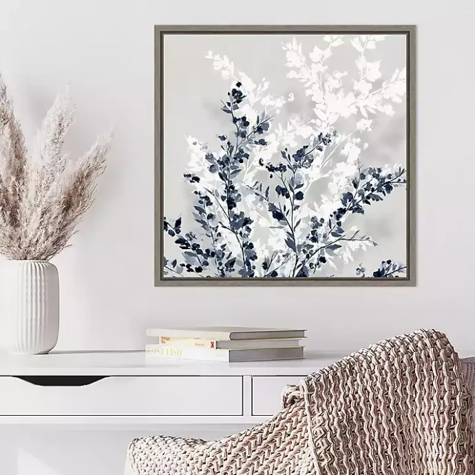 Discount Kirklands Home Blue Spring Framed Canvas Art Print