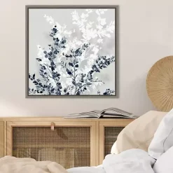 Discount Kirklands Home Blue Spring Framed Canvas Art Print