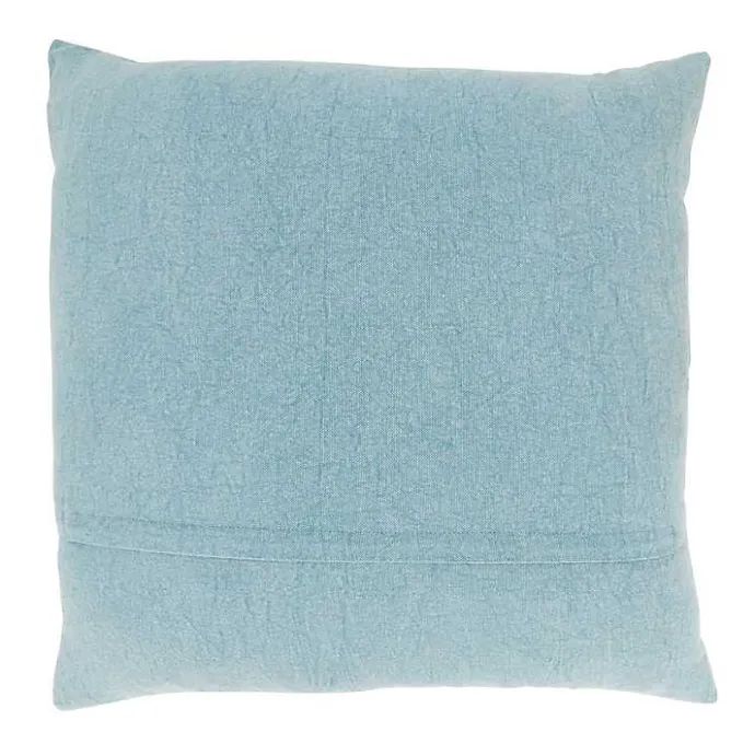 Online Kirklands Home Stonewashed Oceanic Starfish Throw Pillow Blue