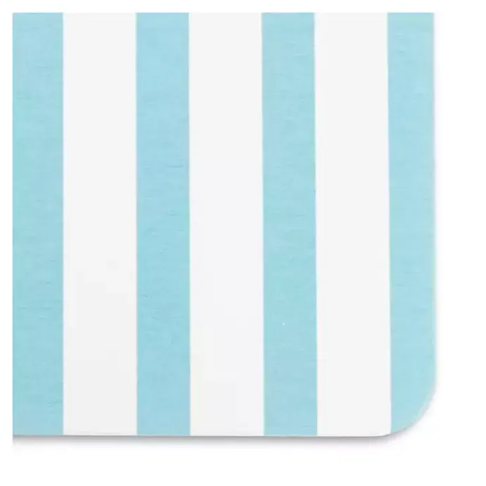 Kirklands Home Blue Striped Stone Bath Mat