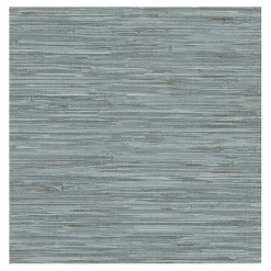 Kirklands Home Textured Grassweave Peel & Stick Wallpaper Blue
