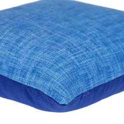 Sale Kirklands Home Textured Velvet Pillow Blue