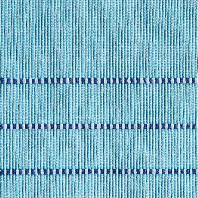 Sale Kirklands Home Thera Stripe Placemats, Set of 6 Blue