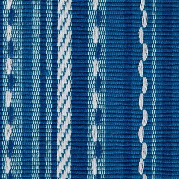 Sale Kirklands Home Blue Tonal Stripe Table Runner