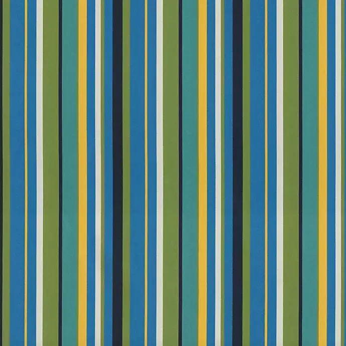 Clearance Kirklands Home Blue Topanga Striped Outdoor Pillows, Set of 2