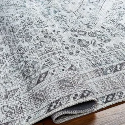 Sale Kirklands Home Traditional Washable Area Rug, 8x12 Blue