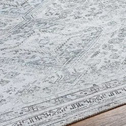 Sale Kirklands Home Traditional Washable Area Rug, 8x12 Blue