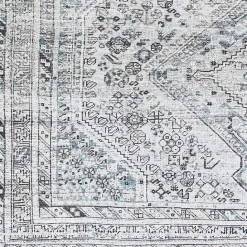 Sale Kirklands Home Traditional Washable Area Rug, 8x12 Blue