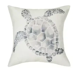 Sale Kirklands Home Blue Turtle Outdoor Pillow