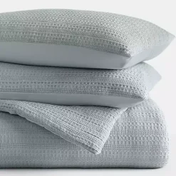 Best Kirklands Home Waffle Ultra-Soft 3-pc. King Comforter Set Blue