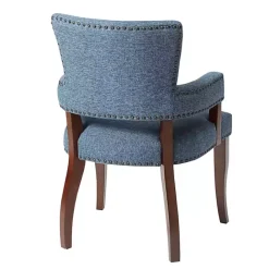 Outlet Kirklands Home Warms Nailhead Trim Dining Chair Blue