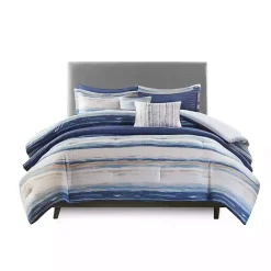 Hot Kirklands Home Blue Watercolor 8-pc. Full/Queen Comforter Set
