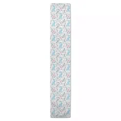 Hot Kirklands Home Blue Watercolor Rabbit Table Runner, 90 in.