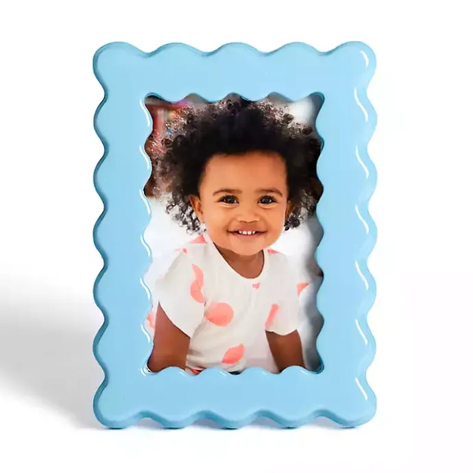 Online Kirklands Home Wavy Layer Picture Frame, 4x6 Blue