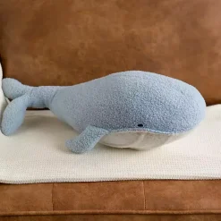 Sale Kirklands Home Blue Whale Boucle Pillow