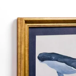 Clearance Kirklands Home Blue Whale Framed Art Print